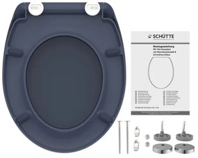Schütte 82304-A - Sedile WC ANTRACITE SoftClose in Duroplast