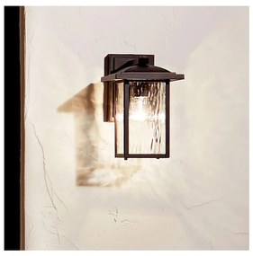 Kichler KL-CAPPANNA-S-BKT - Lampada da parete esterna con CAPPANNA 1xE27/60W/230V IP44