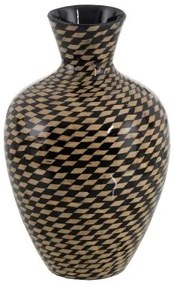 Vaso Nero Beige Bambù 28 x 28 x 46 cm