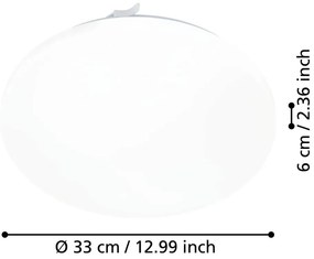 Plafoniera LED bianca FRANIA – EGLO