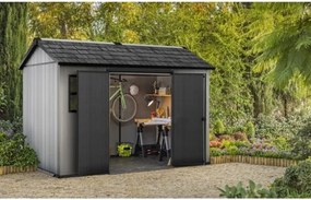 Casetta Da Giardino In Resina 350x230x254H Cm Oakland 1175SD Grigio Keter