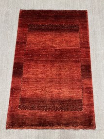 Loribaft Tappeto 130x80 Rosso (Iran) Annodato A Mano