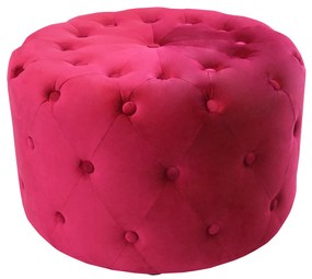 AURA - pouf rotondo in velluto