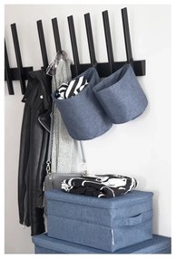 Scatola in tessuto nero con coperchio 34x45x25 cm Soft Storage - Bigso Box of Sweden