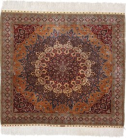 Hereke Tappeto orientale 130x150 (Tacchino) Annodato A Mano