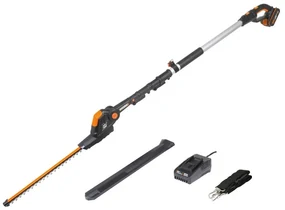 Tagliasiepi ad asta a batteria in polipropilene WORX Powershare WG252E 1 lama da 45 cm20 V 1 batteria inclusa