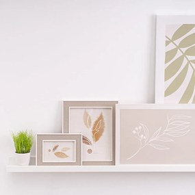 Mensola portafoto bianca 100 cm - Casa Selección