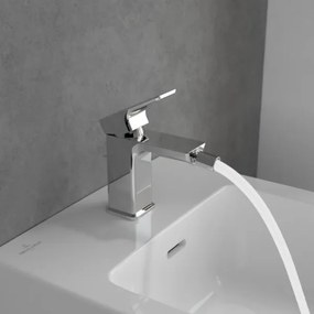 Villeroy & Boch TVB11200100061 - Miscelatore per bidet + scarico SUBWAY cromo lucido