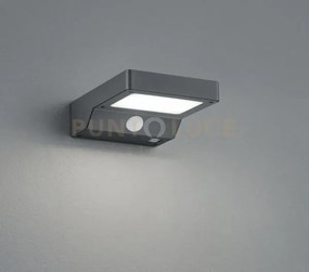 Fomosa applique led 4,8w 340lm, 3000k da esterno solare ricaricabil...