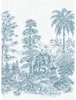 Jannelli & Volpi Wandbild Mandalay - White Blue Panel 8