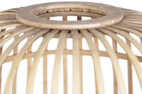 Lampada da terra rustica in rattan - Manila