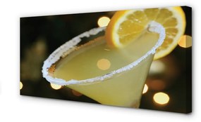 Quadro su tela Cocktail al limone 100x50 cm