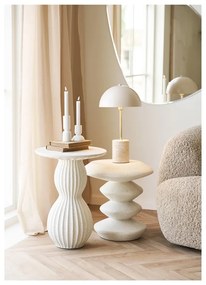 Lampada da tavolo beige con paralume in metallo (altezza totale 45 cm) Sheffield – House Nordic