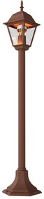 Paletto Lampione Vintage 100cm E27 IP54 Corten - Serie Alfieri