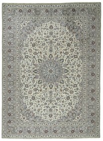 Kashan Tappeto 400 x 290 Beige (Iran) Annodato A Mano