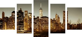 Quadri 5 pezzi – Centro di New York
