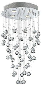 LUXERA 62411 - Lampadario fisso di cristallo NORR 4xGU10/50W/230V