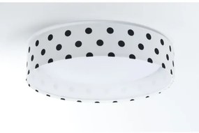 Luce LED dimmerabile GALAXY KIDS LED/24W/230V punti bianchi/neri + tc