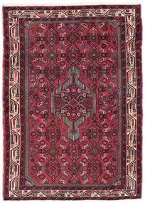 Hamedan Tappeto 150x100 Rosso (Iran) Annodato A Mano