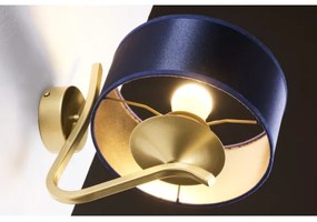 Jupiter 2115 - Lampada da parete KASZMIR 1xE27/15W/230V blu/oro