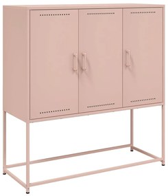 Credenza rosa 100,5x39x107 cm in acciaio