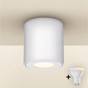Brilagi - LED RGBW dimmerabile lampada da bagno MIA 1xGU10/6W/230V 84x80 mm bianca IP54