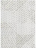 Arte International Carta da parati Oblique - Weiß/ Beige
