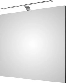 Specchio con illuminazione integrata completo di faretto bagno Solitaire H 70 cm