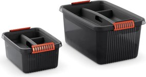 Divisore per organizer grigio in plastica 54,5x36x8,5 cm K Latch Box – KIS