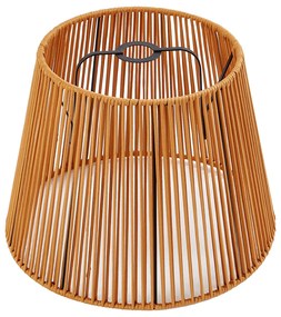 Paralume da esterno con corda arancione IP54 40/28/30