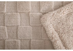 Coperta beige in micropile 150x200 cm Rava – Tiseco Home Studio