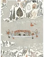 Lewis & Wood Carta da parati Regatta - Satsuma Soot