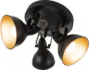 Faretto 3xE14/40W/230V nero