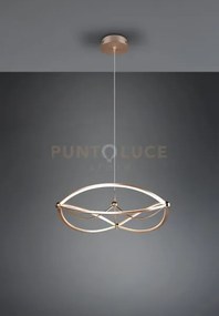 Charivari sospensione led 42w · 1x 5600lm, 3000k ottone satinato el...