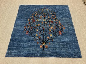 Gabbeh Tappeto persiano 200 x 200 Blu (Iran) Annodato A Mano