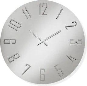 Orologio OZIAS rotondo D80 cm in cristallo Chiaro e numeri Argento