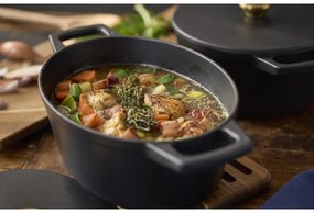 Pentola in ghisa con coperchio incluso adatta all'induzione 3,8 l – Holm