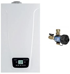 Baxi - Caldaia a Condensazione Duo-Tec Compact e 24 kW Metano/Gpl con Kit Scarico Fumi e Defangatore