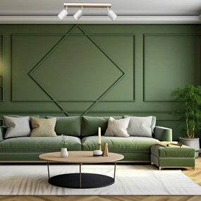 Faretto TERRA 3xGU10/8W/230V bianco/quercia