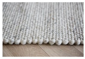 Tappeto rotondo in lana grigio chiaro ø 250 cm Auckland - Rowico