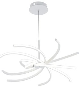 Lampadario LED design Anuk bianco Ø70cm, luce con 3 temperature di colore 4000 lumen