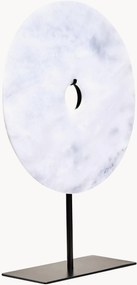 Scultura disco in marmo fatta a mano Zoro