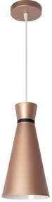 Lampada da soffitto pensile singola KONA B rose gold mat
