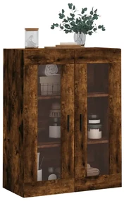Mobile a parete rovere fumo 69,5x34x90 cm