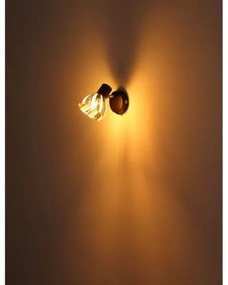 Globo 54315S-1 - Faretto da parete ZACHERY 1xE14/40W/230V nero