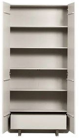 Armadio modulare in legno di pino crema 101x210 cm Basu - WOOOD