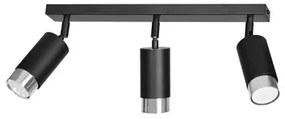 Lampadario Orientabile HIRO 3 BLACK e WHITE da soffitto e parete