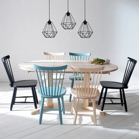 Lampada a sospensione BASKET 3xE27/60W/230V nero