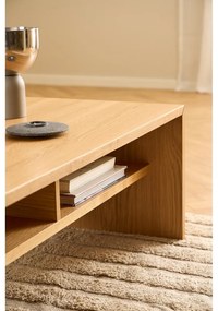 Tavolino in colore naturale con effetto rovere 60x120 cm Arlon - Actona