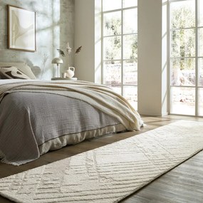 Passatoia color crema 80x300 cm Remy – Flair Rugs